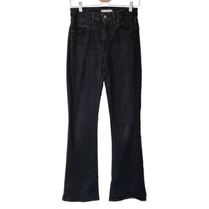 Levi's 725 High Rise Bootcut Jeans Women's 30 Black Stretch Denim